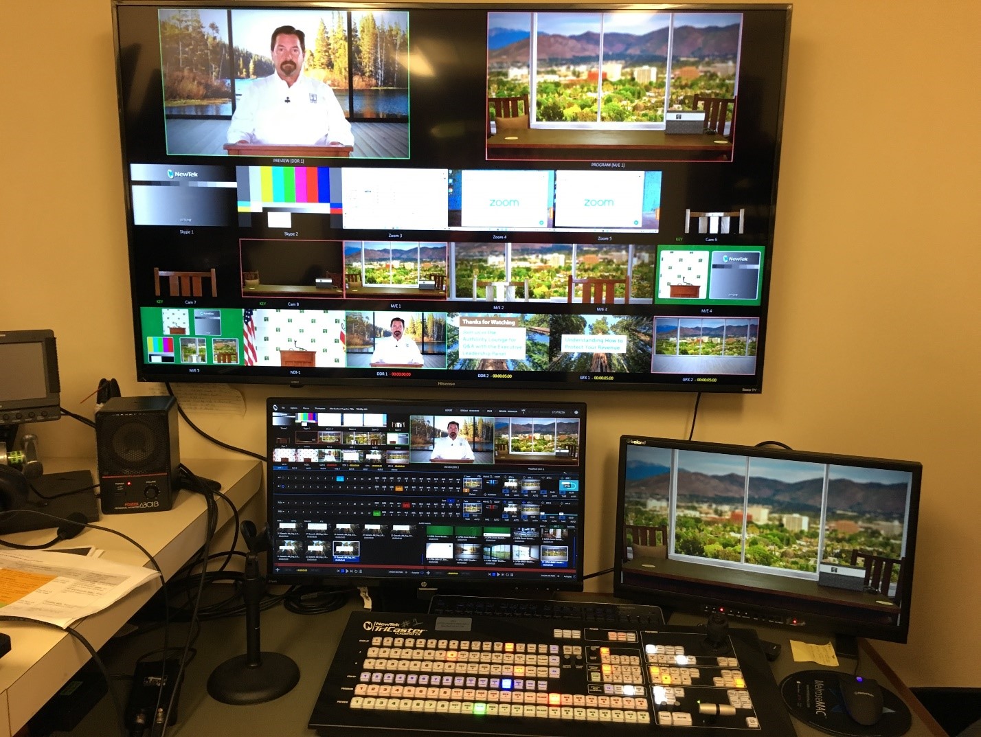 virtual remote broadcasting