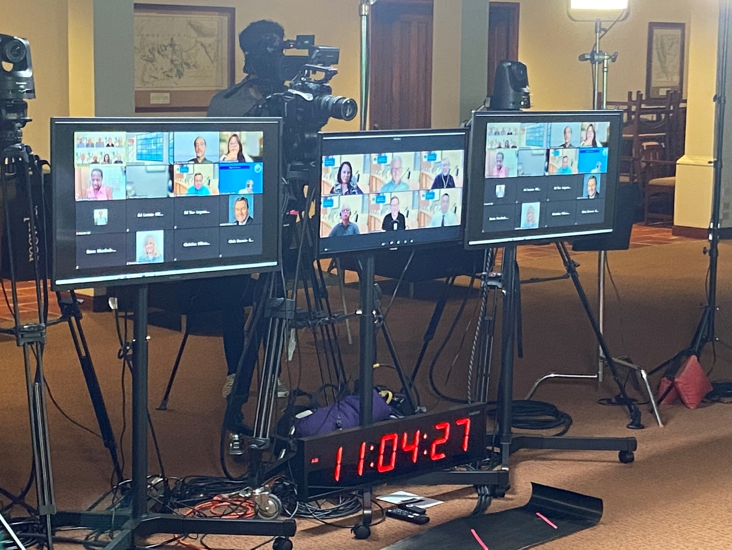 virtual remote broadcasting